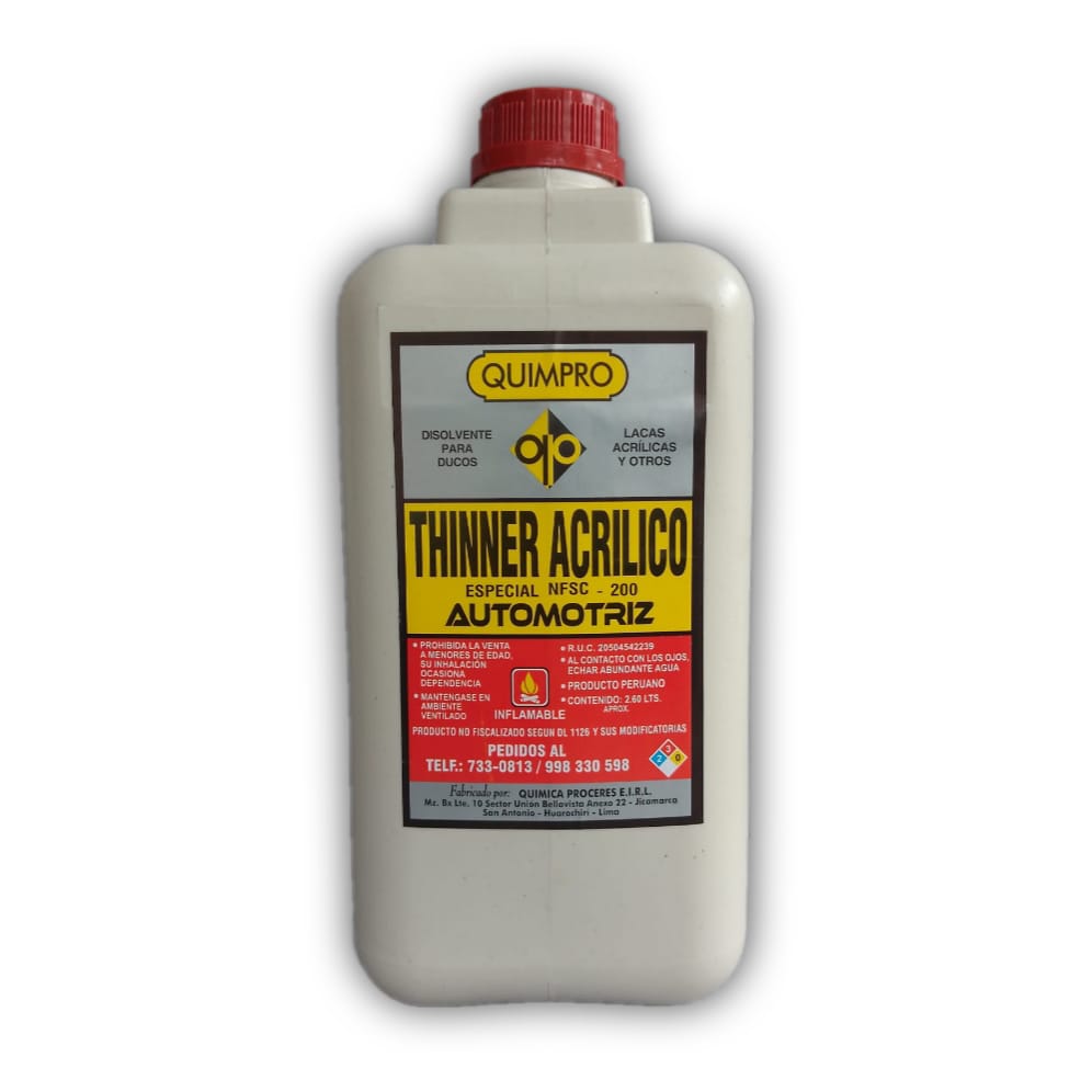 Thinner Acrílico Automotriz NFSC-200
